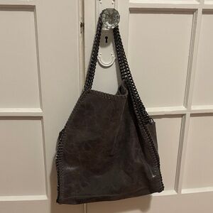 Italian Leather coated chain tote